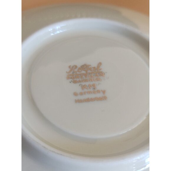 Royal Porzellan Bavaria KPM Trio Set Cup, Saucer and Breakfast Plate Black Matte - Picture 8 of 16